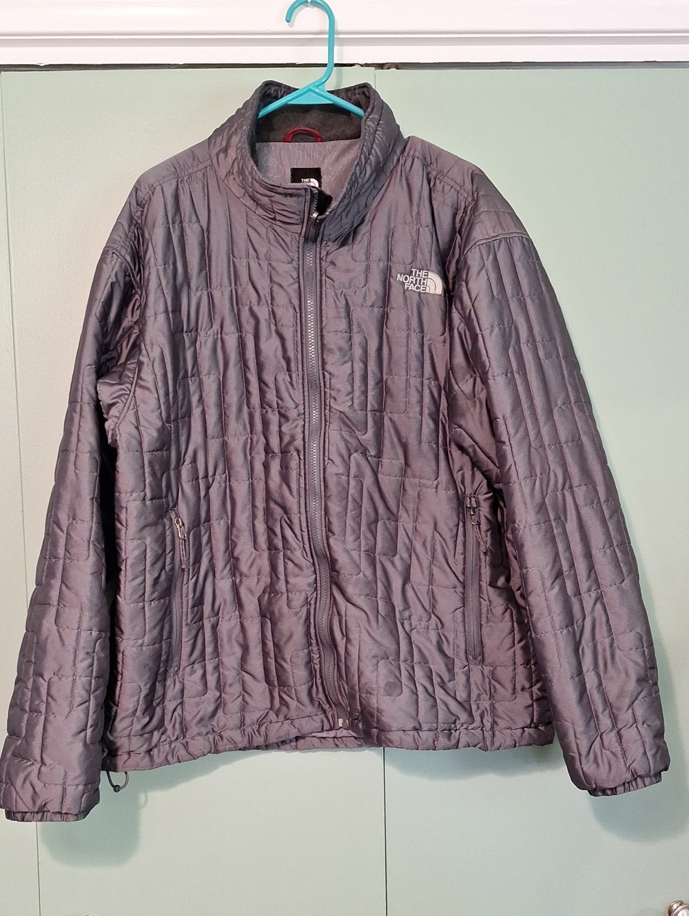 The North Face Mens Gray Zipper Coat Size Xxl